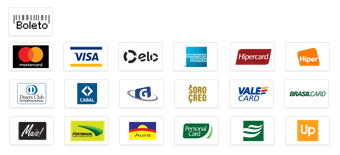 Bandeiras metodo de pagamento pagseguro